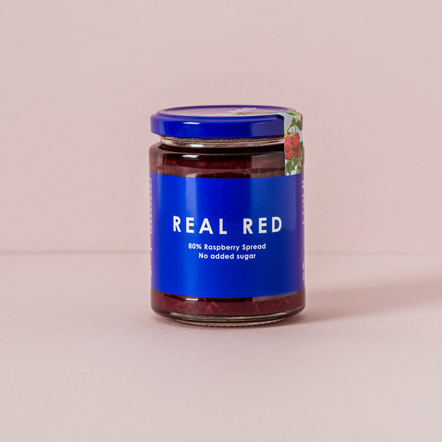 Real Red Raspberry Fruktpålägg med 80% Hallon 312g